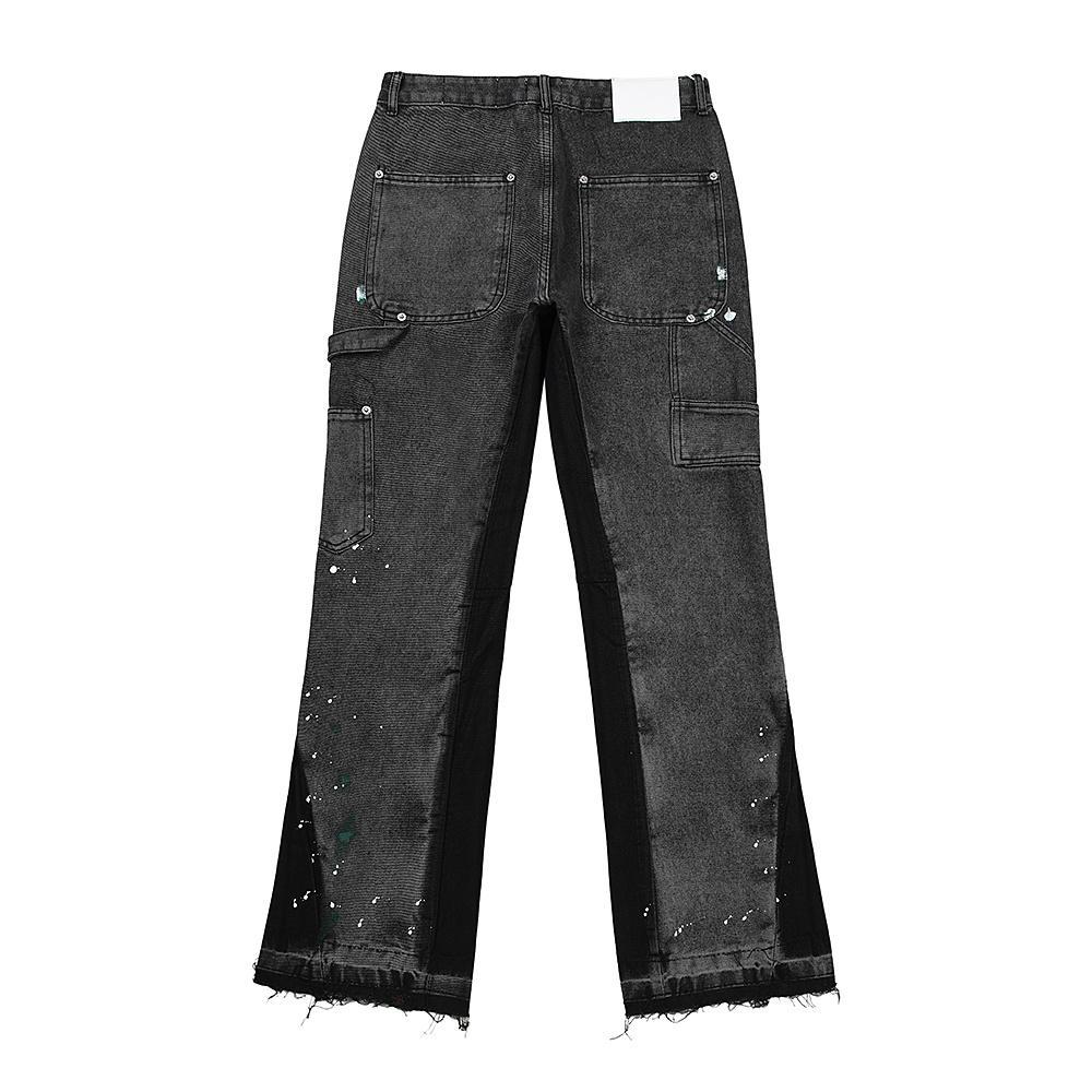 Джинсы Gallery Dept. LA Flare Double Knee "Black" фото № 2