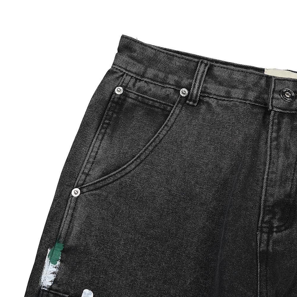 Джинсы Gallery Dept. LA Flare Double Knee "Black" фото № 3