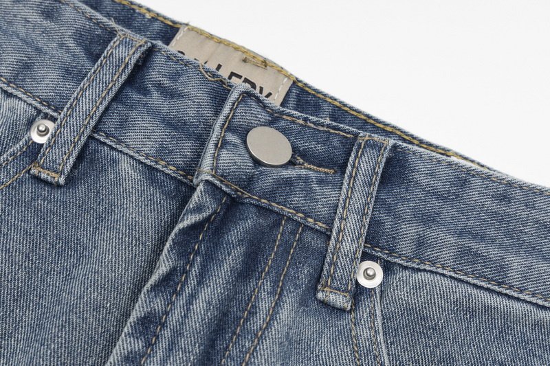 Джинсы Gallery Dept Tattered Knees "Blue" фото № 3