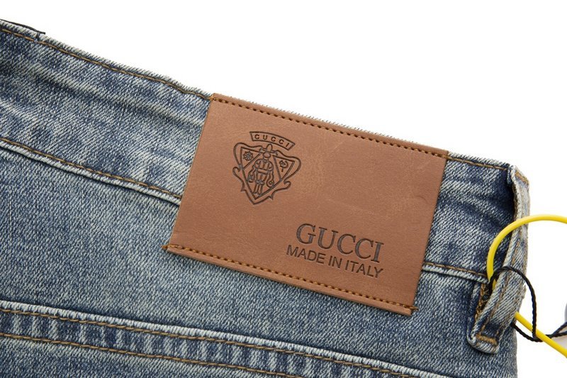 Джинсы Gucci With Bunny Patch "Blue/Gray" фото № 2
