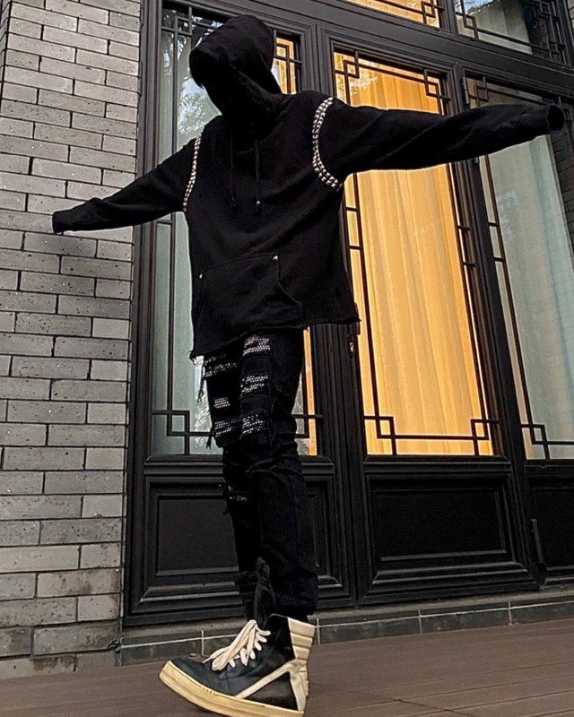 Джинсы Amiri Ripped Skinny "Black" фото № 7