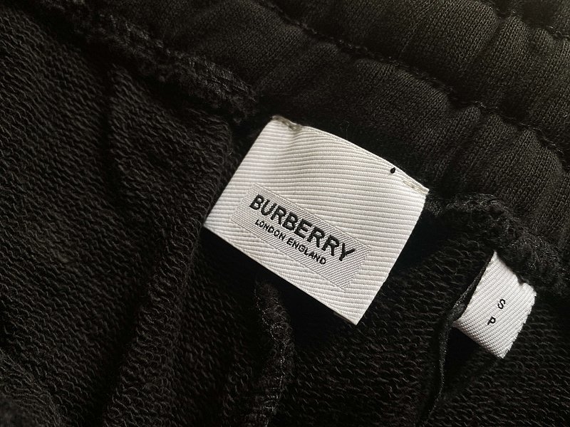 Штаны Burberry Inscription Inside Rectangle "Black" фото № 4
