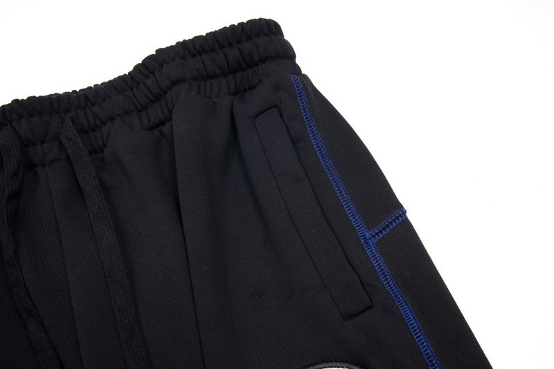 Штаны Burberry With A Round Logo "Black" фото № 5