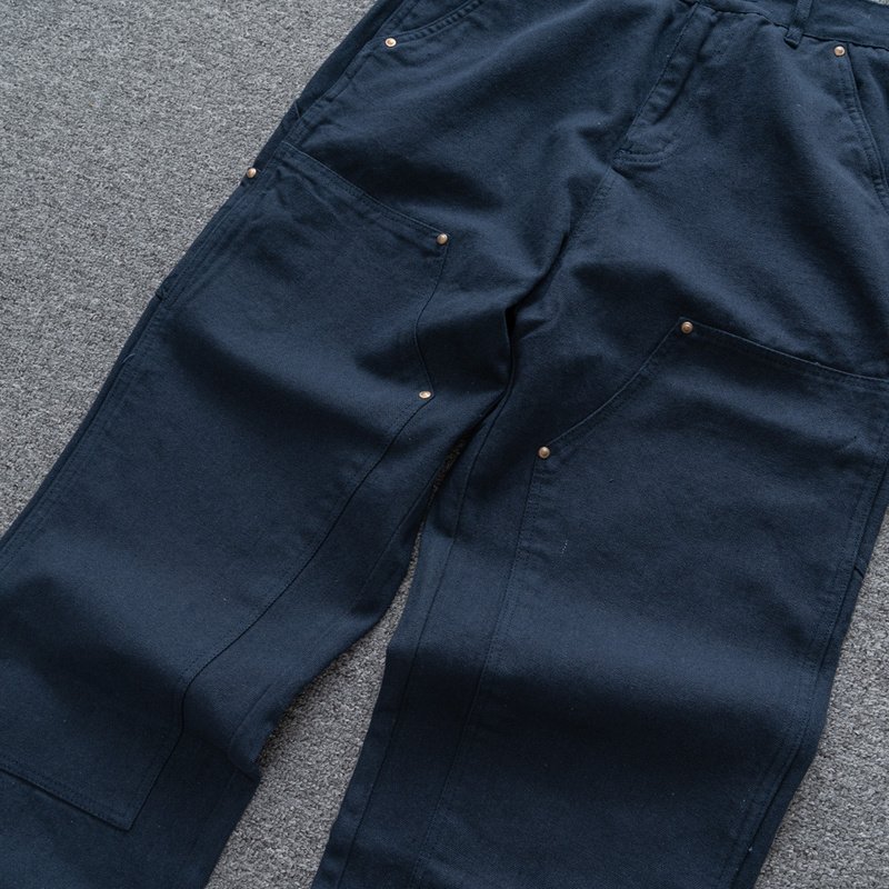 Штаны Carhartt With Beads "Blue" фото № 2