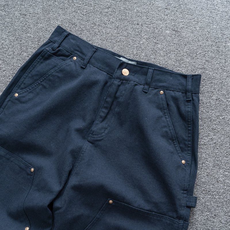 Штаны Carhartt With Beads "Blue" фото № 4