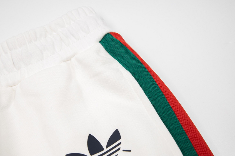 Штаны Gucci X Adidas Straight "White" фото № 4