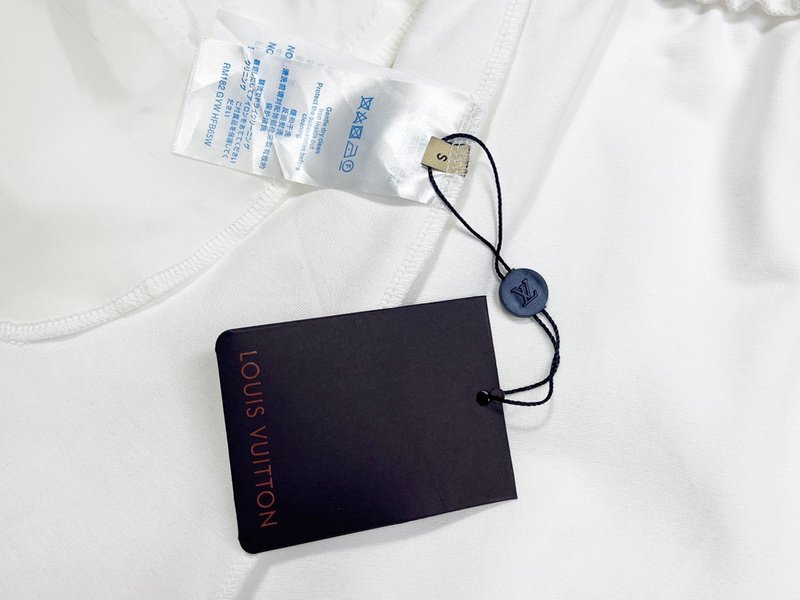 Штаны Louis Vuitton With Black Logo "White" фото № 6