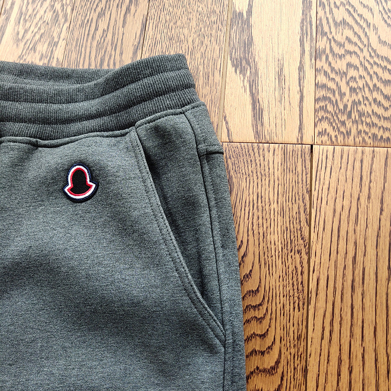 Штаны Moncler With Logo "Black/Gray" фото № 4