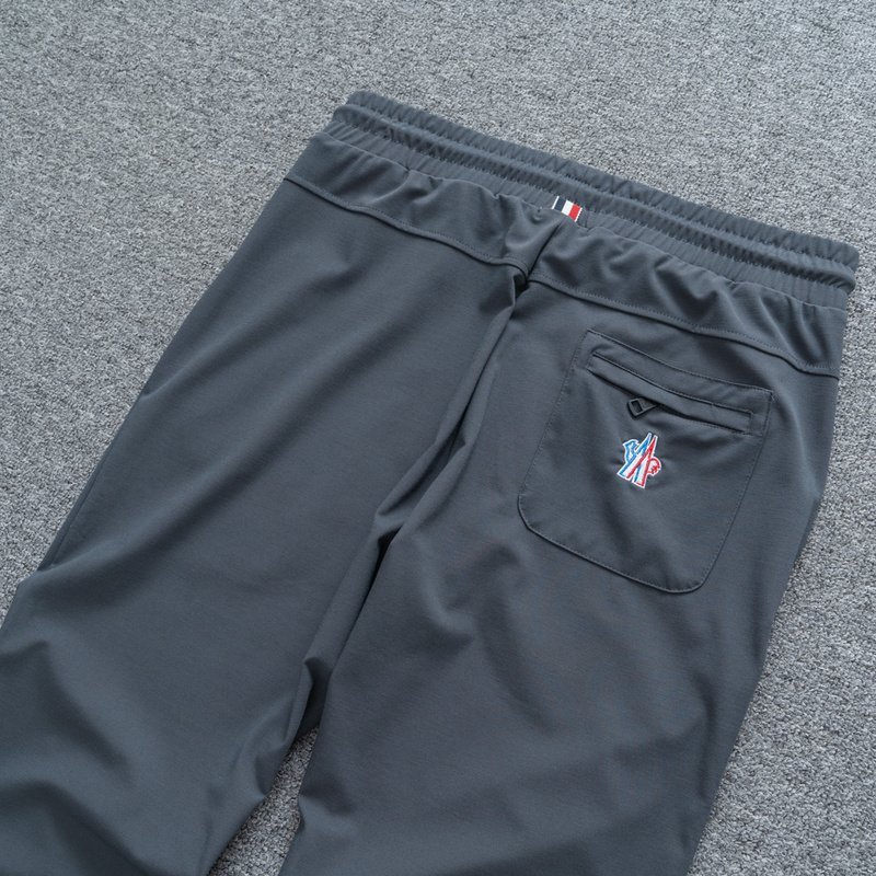 Штаны Moncler Logos Are Connected "Gray/Blue" фото № 3