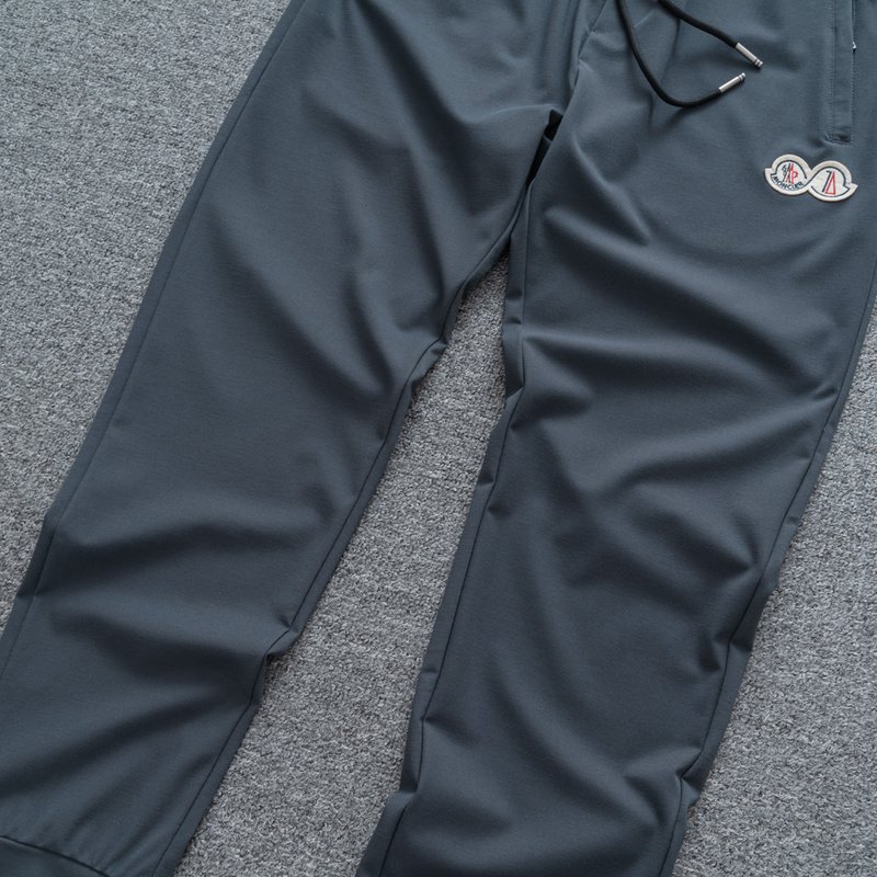 Штаны Moncler Logos Are Connected "Gray/Blue" фото № 5