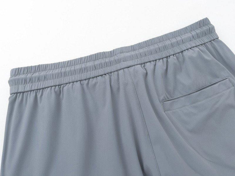 Штаны Prada With Triangular Insert Logo "Gray/Blue" фото № 3