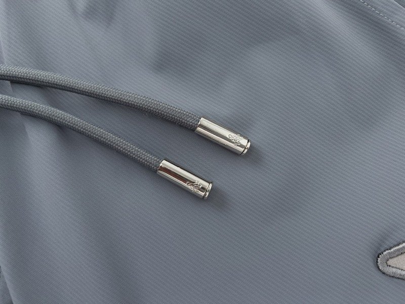 Штаны Prada With Triangular Insert Logo "Gray/Blue" фото № 5