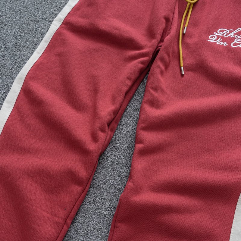 Штаны Rhude Vin Club - Text "Red" фото № 3