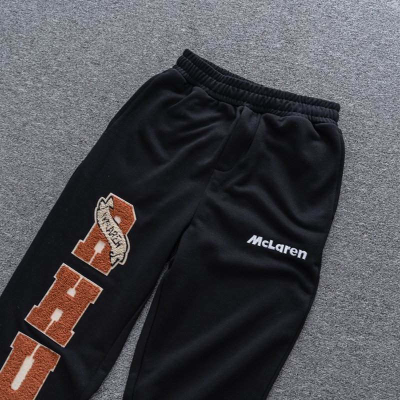 Штаны Rhude X McLaren Soft Logo "Black" фото № 2