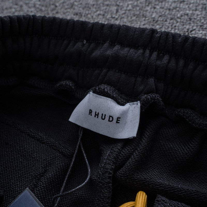 Штаны Rhude X McLaren Soft Logo "Black" фото № 4