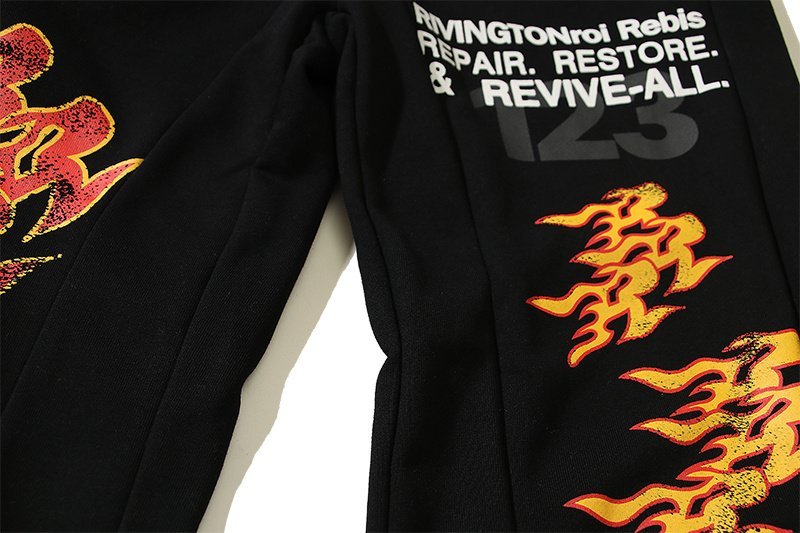 Штаны RRR123 X Four Caccus Fire "Black" фото № 4