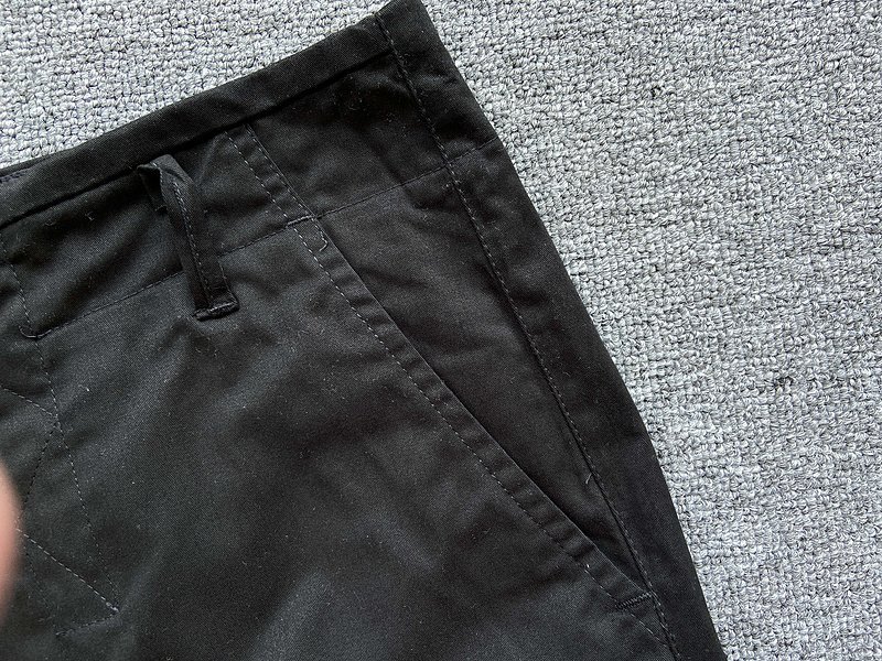 Штаны Stone Island With Patch On Pocket "Black" фото № 2