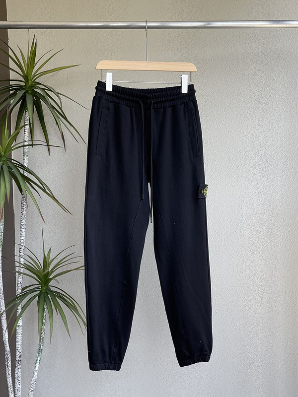 Штаны Stone Island With Logo Patch "Black" фото № 2