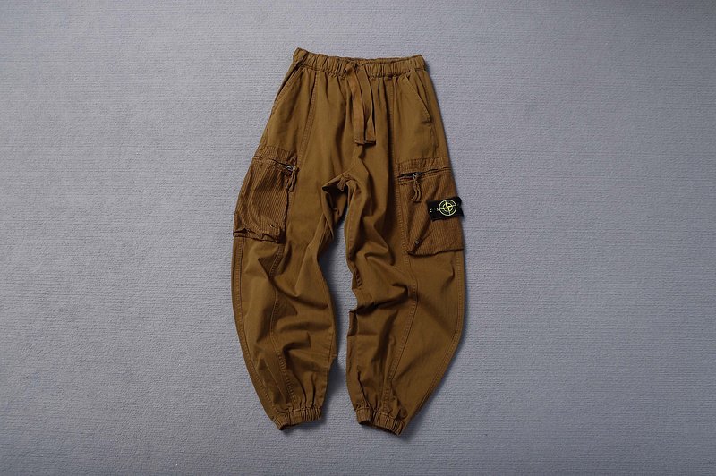 Штаны Stone Island Wide "Brown" фото № 2