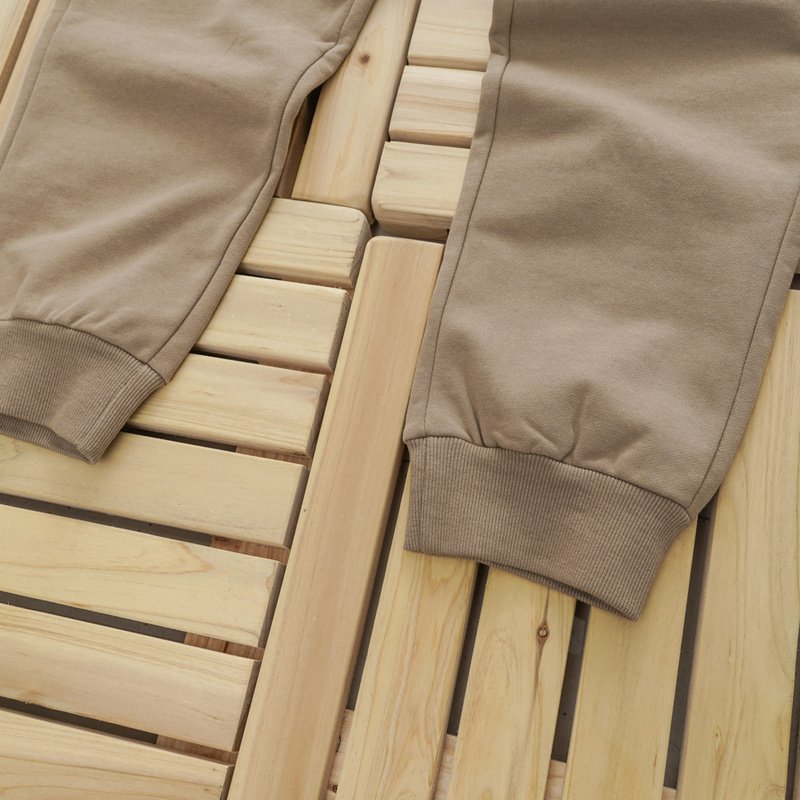 Штаны Stone Island With Patch - In Monochrome Style "Beige" фото № 5