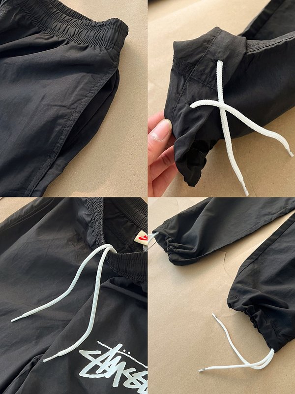 Штаны Stussy X Nike Ties "Black" фото № 3