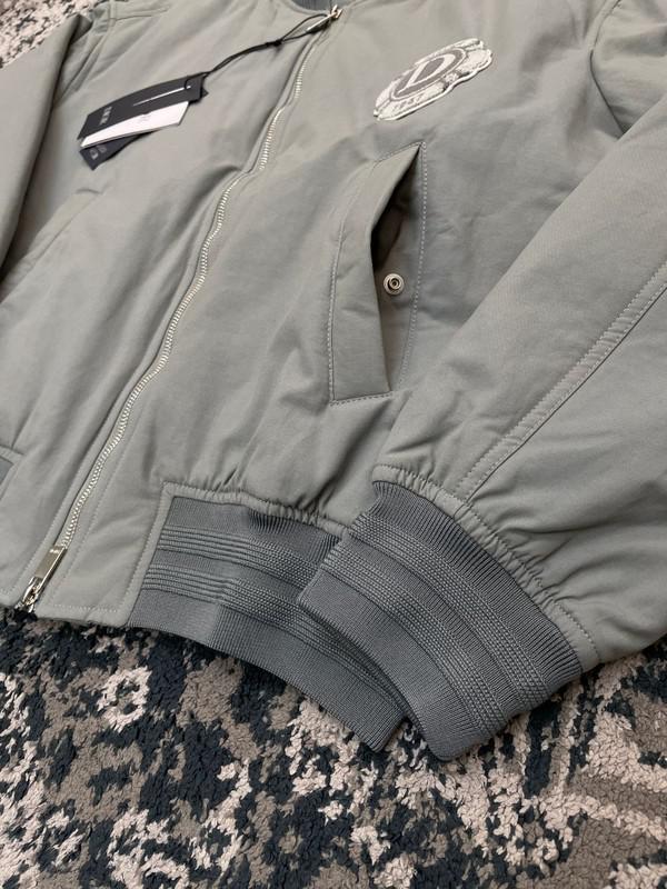 Бомбер Christian Dior Embroidered Atelier 1947 "Gray" фото № 4