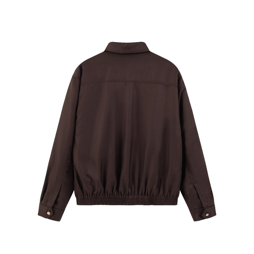 Куртка-бомбер Miu Miu Front Pockets "Brown" фото № 2