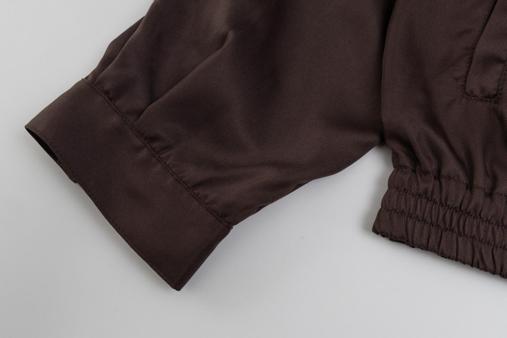 Куртка-бомбер Miu Miu Front Pockets "Brown" фото № 4