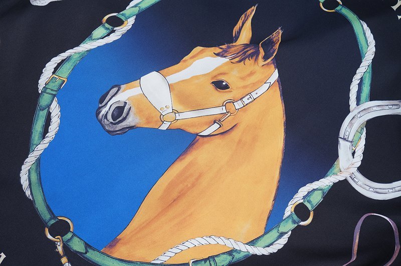 Рубашка Casablanca Bag Comb Strap Prints "Black" фото № 3