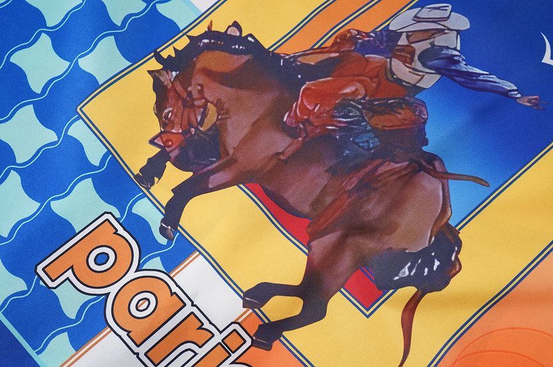 Рубашка Casablanca Cowboy Print "Multicolor" фото № 4