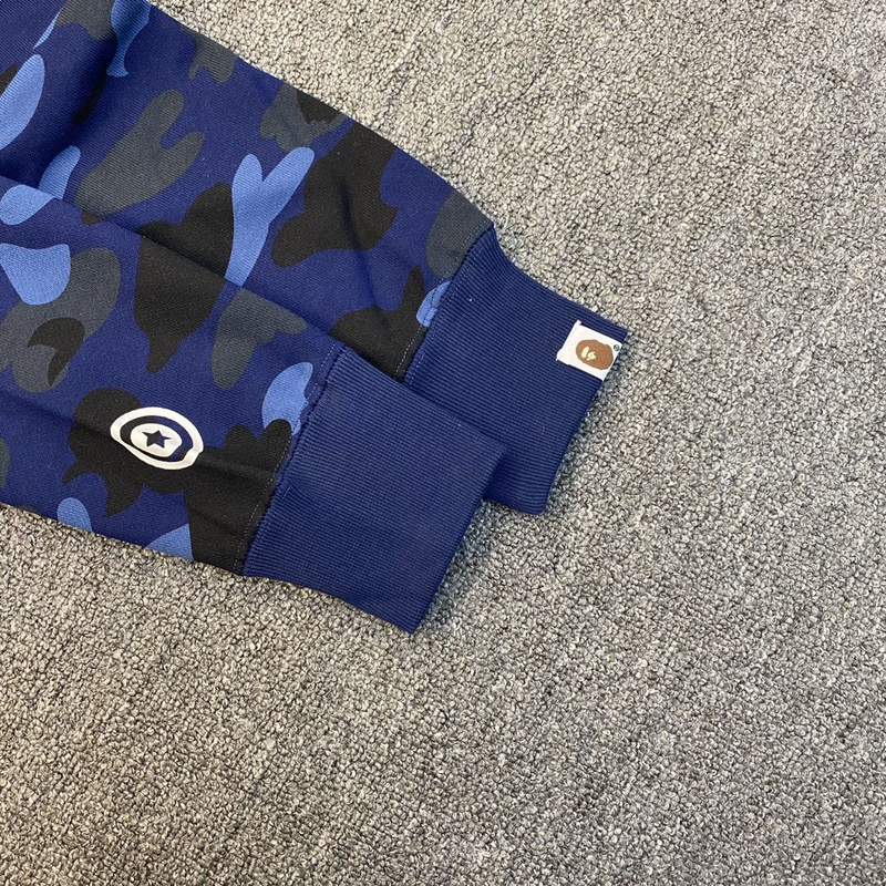 Худи A Bathing Ape Color Camouflage "Violet" фото № 3