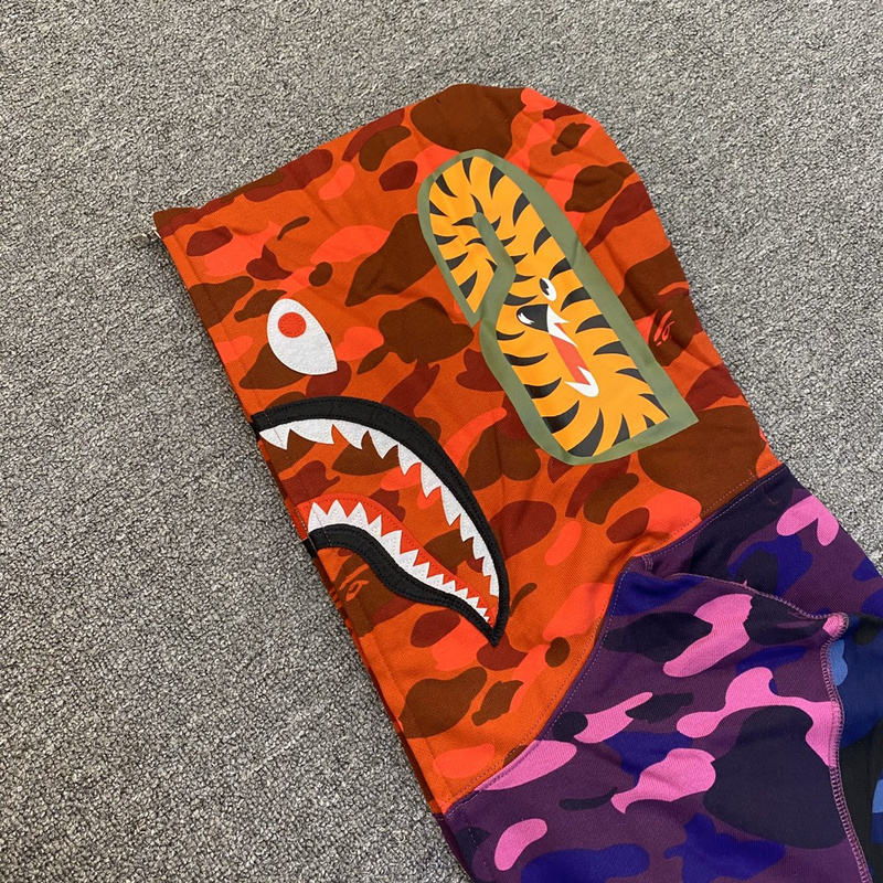 Худи A Bathing Ape Color Camouflage "Violet" фото № 7