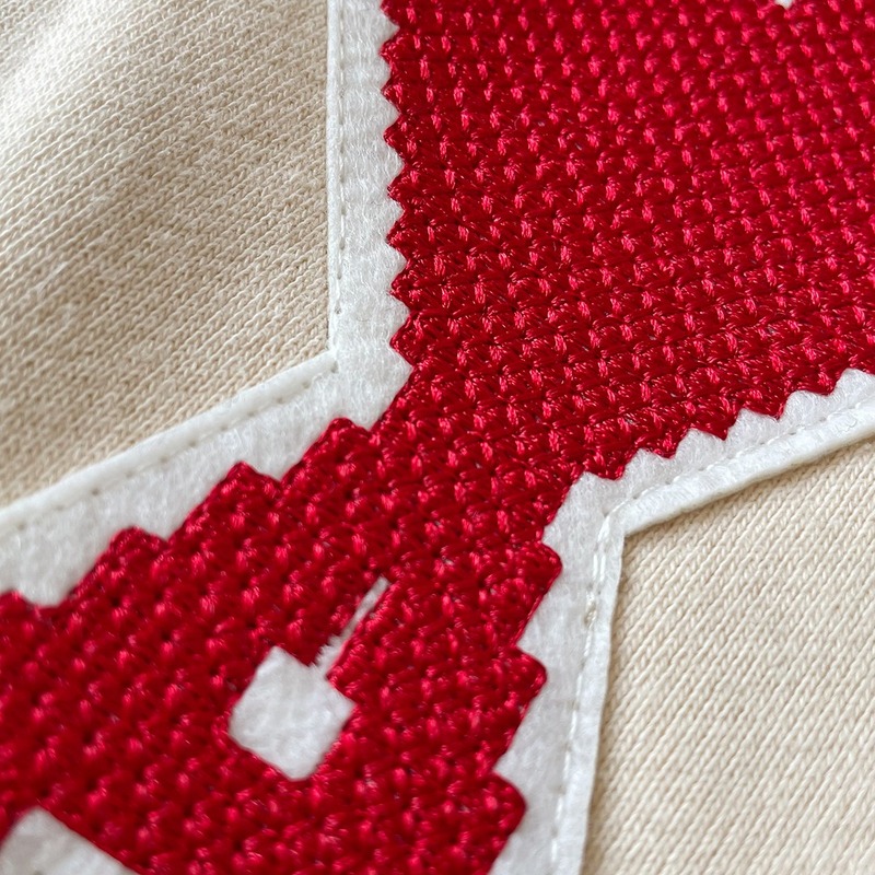 Худи Amiri Embroidered Logo "Beige" фото № 5