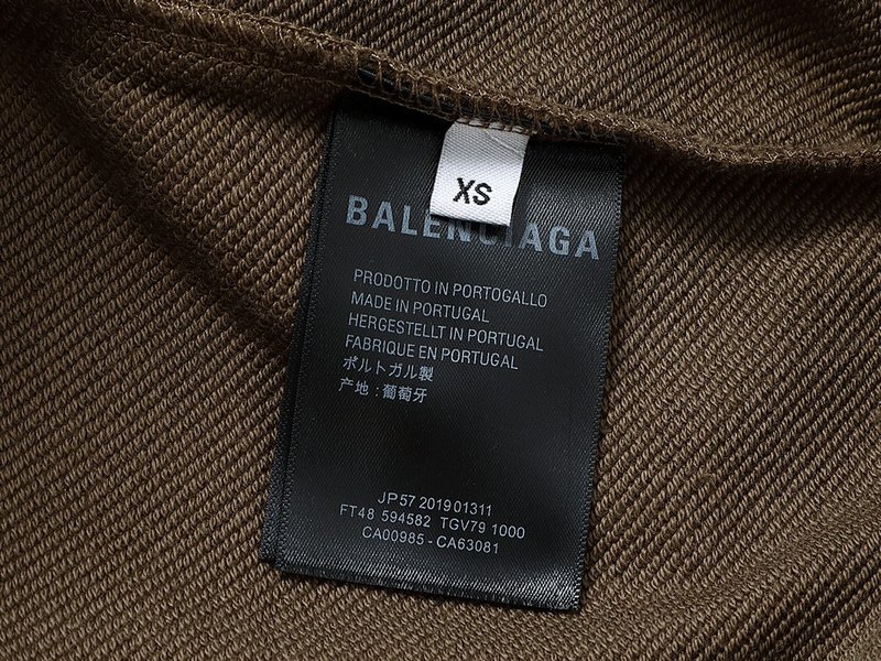 Худи Balenciaga With The Label Of The Company "Brown" фото № 4