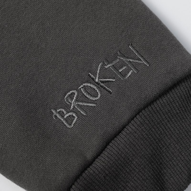 Худи Broken Planet No Way Back "Gray" фото № 5