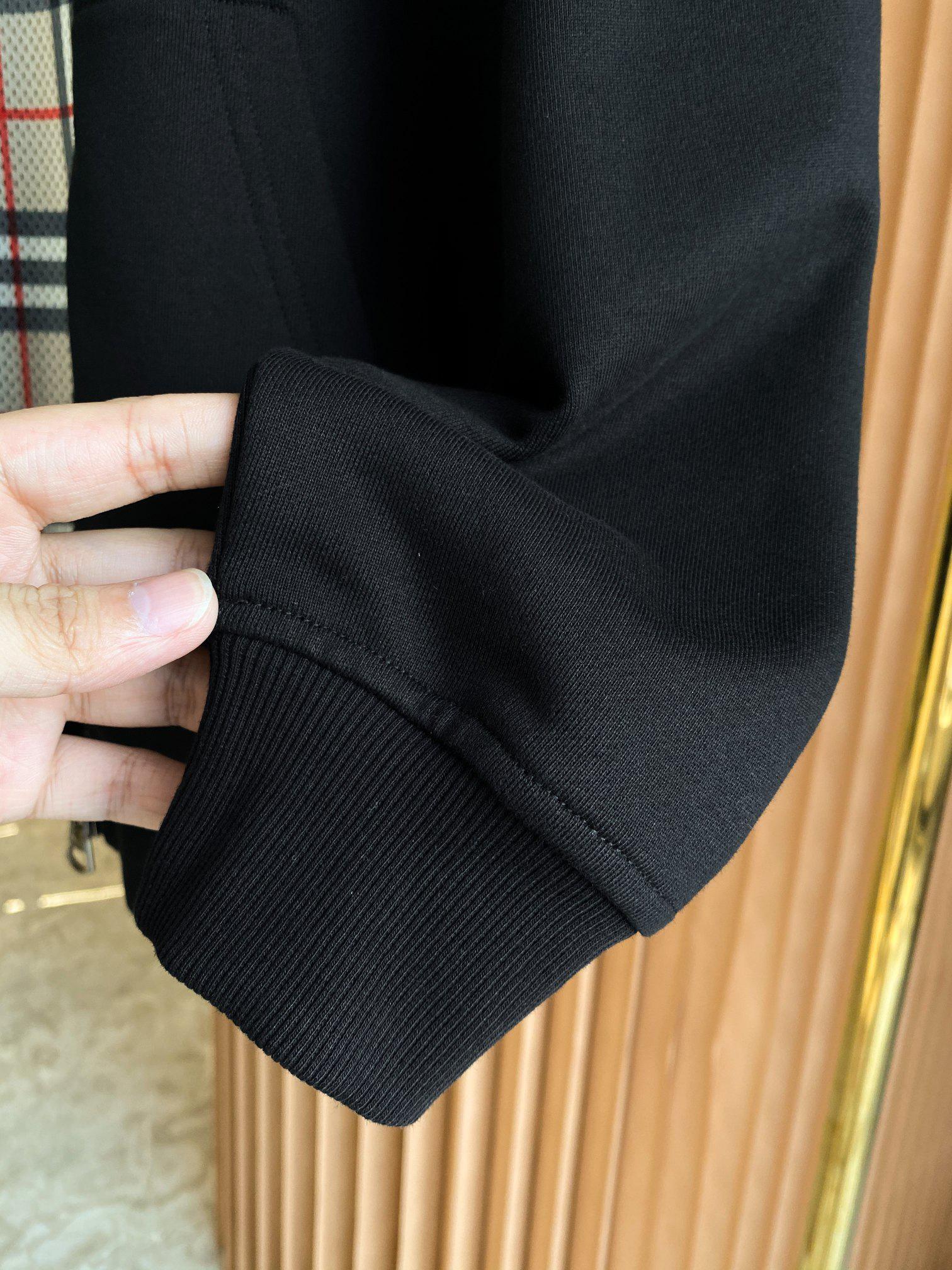 Худи Burberry Frontside Small Stripe Burberry London England "Black" фото № 6