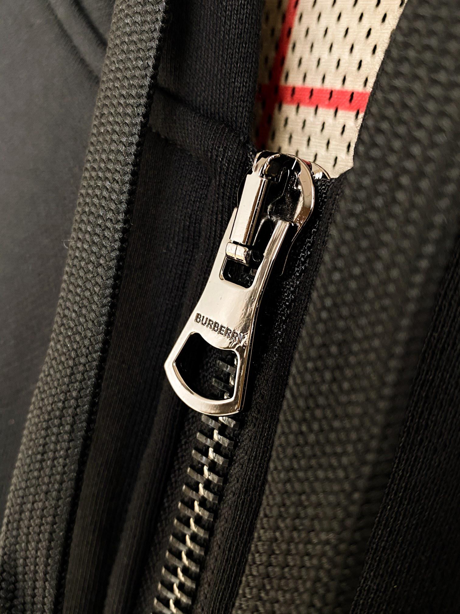 Худи Burberry Frontside Small Stripe Burberry London England "Black" фото № 3