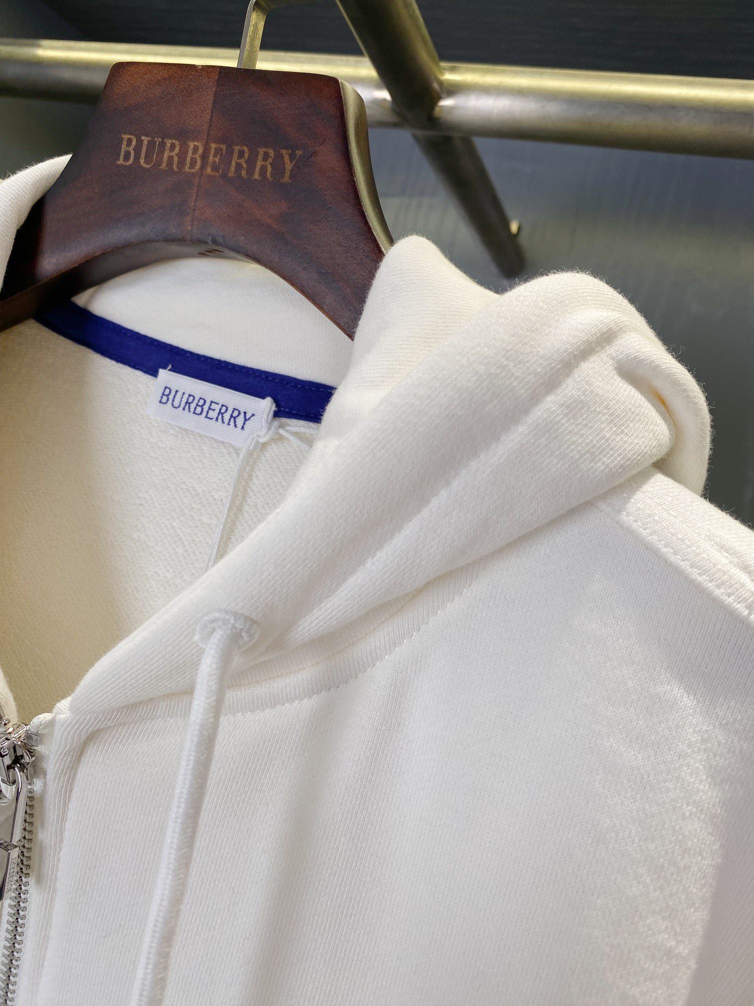 Худи Burberry Blue Frontside Warrior And Horse "White" фото № 5