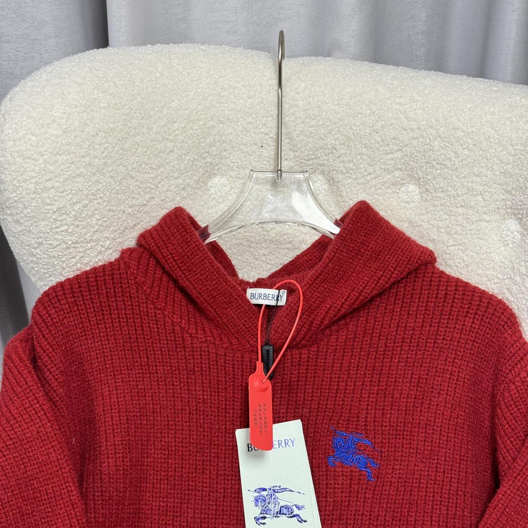 Худи Burberry Backside Print Navy Blue Warrior On The Horse "Red" фото № 4