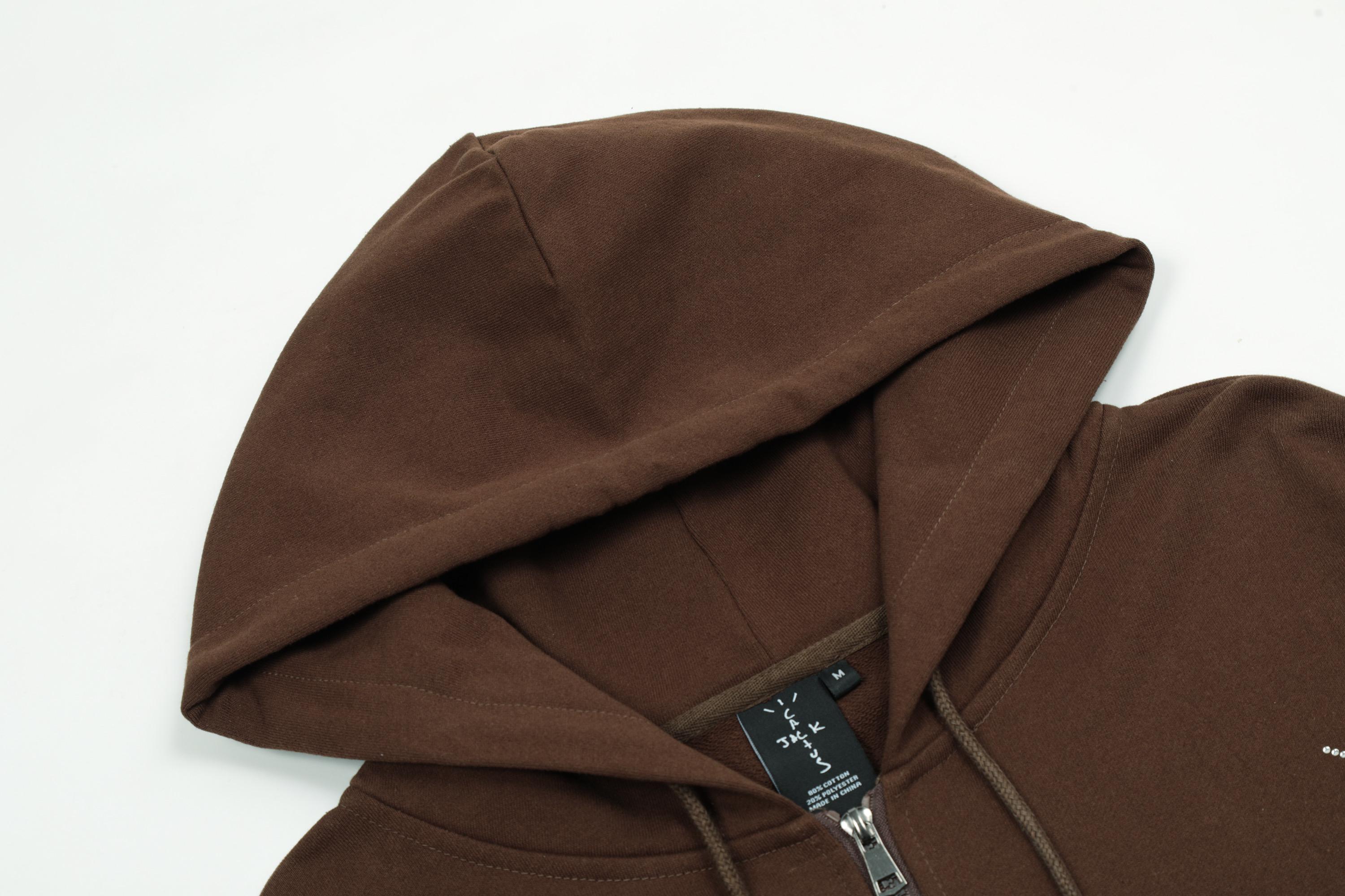 Худи Cactus Jack YUP "Brown" фото № 3