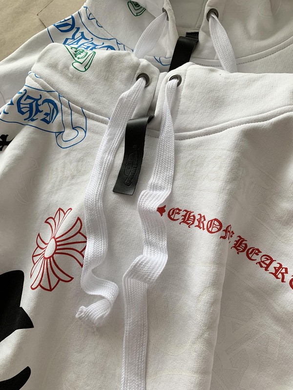 Худи Chrome Hearts Icons Symbols And Emblems "White" фото № 5