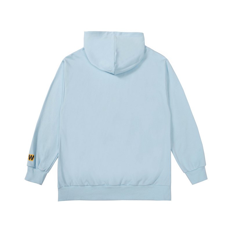 Худи Drew House Smile - Logo "Blue/Yellow" фото № 2