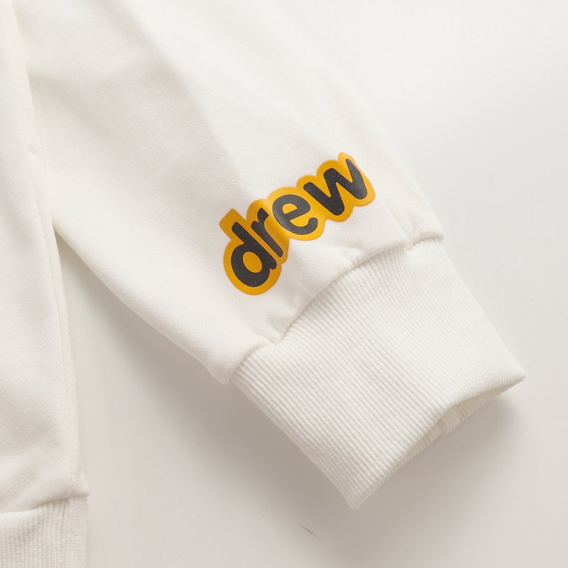 Худи Drew House Flower - Logo "White" фото № 4