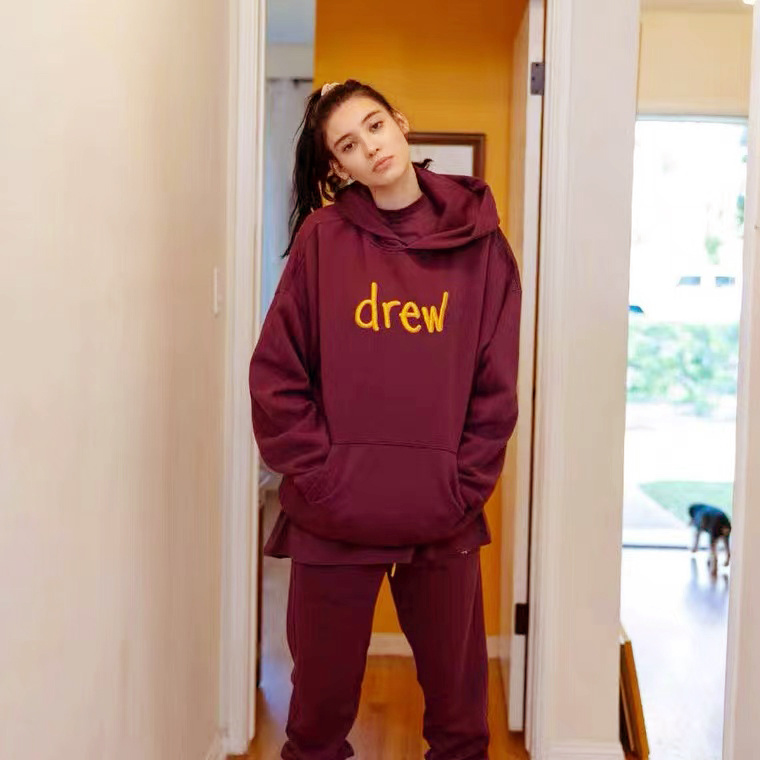 Худи Drew House Super Comfort "Burgundy" фото № 7