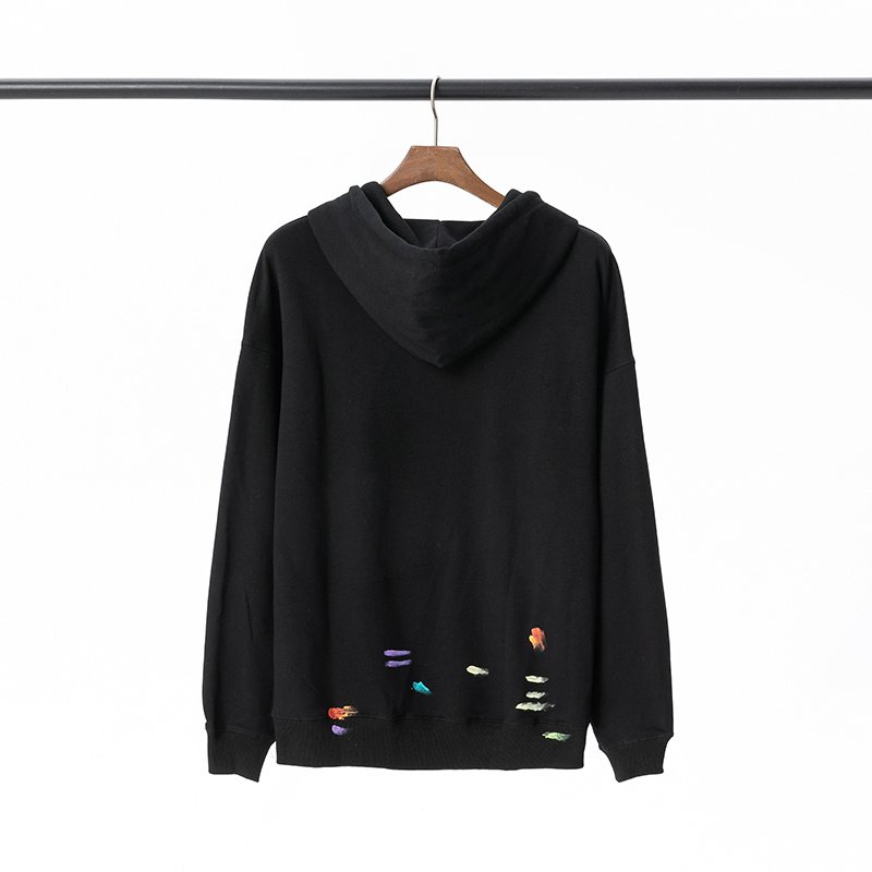 Худи Gallery Dept Paint Stains "Black" фото № 4