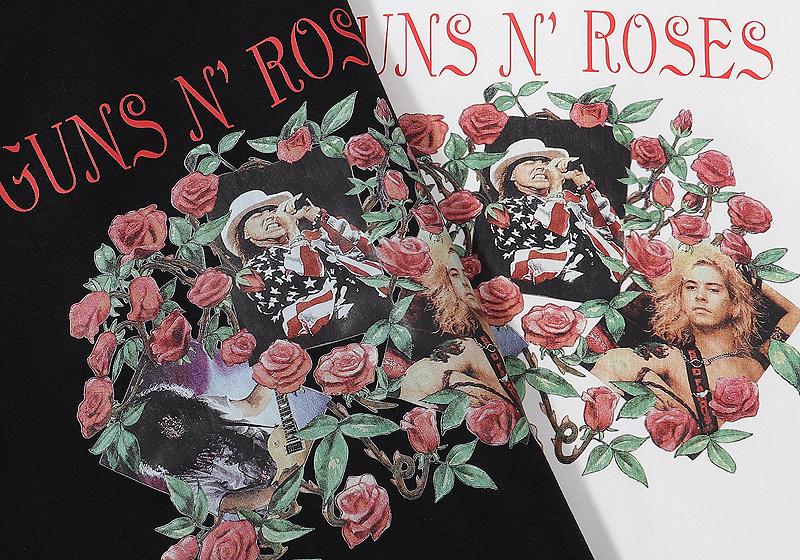 Худи Gans N Roses Rock Band Print "Black" фото № 2