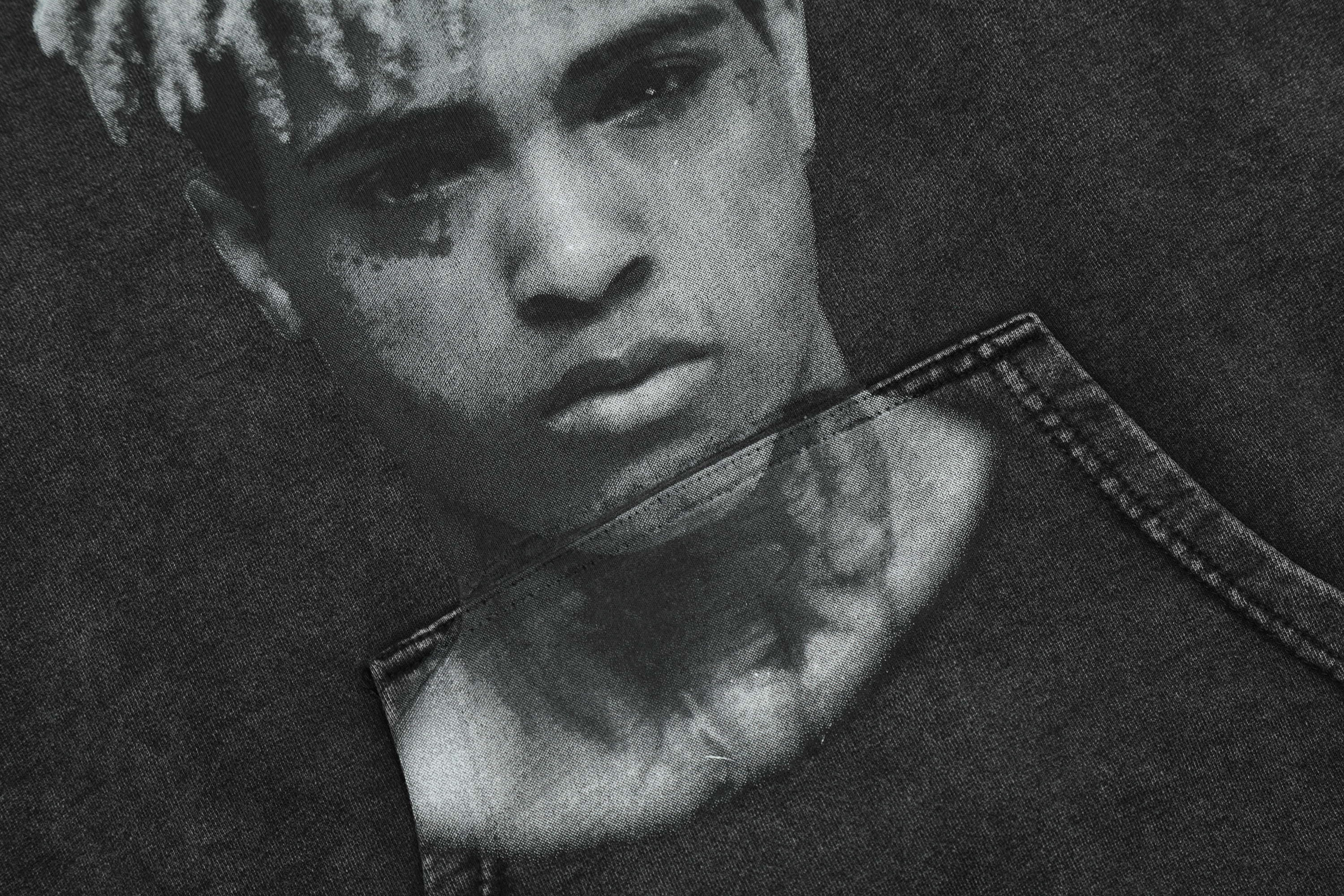 Худи Revenge Gray Palm Print "Gray" фото № 5