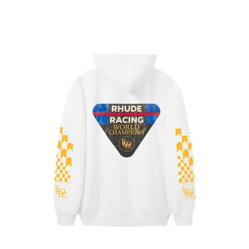 Худи Rhude Racing World Champions "White" фото № 2
