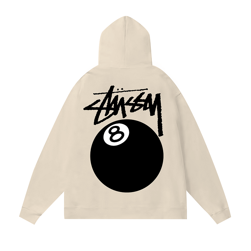 Худи Stussy Billiard Ball Print "Beige" фото № 2