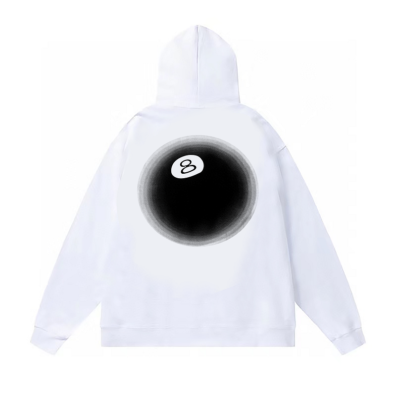 Худи Stussy Ball Number Eight "White" фото № 2